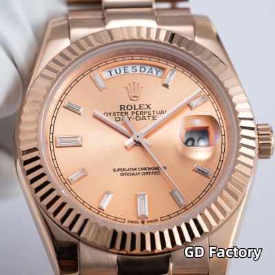 Rolex Day-date 8285 Movement 40mm Rose Gold Face/Strap Men Watch